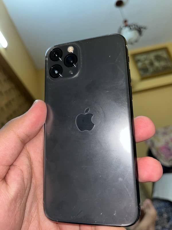 iphone 11 pro non pta factory unlock 10/10 condition all ok black clr 1