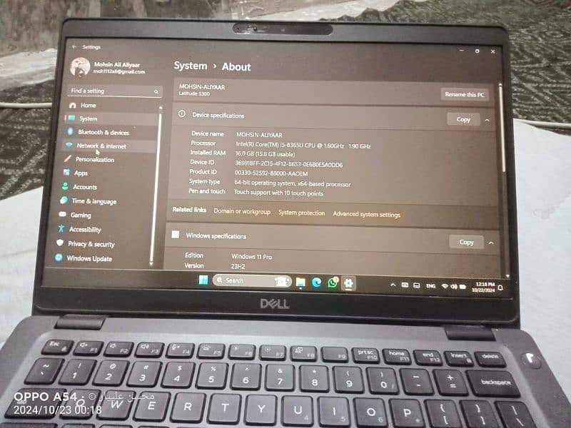 Dell Latitude 5300 i5-8th Gen 8GB 256GB SSD Cam Chg 14.1" 2