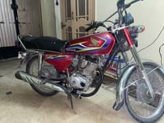 HONDA CG 125 2017 ISLAMABAD NUMBER