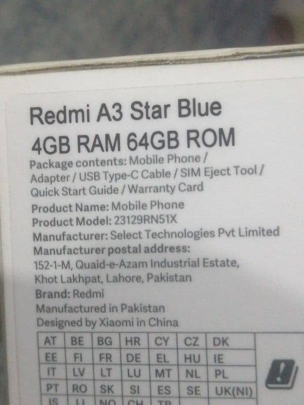 redmi A3 4/64 4