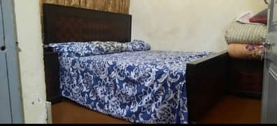 Wooden bed set 0