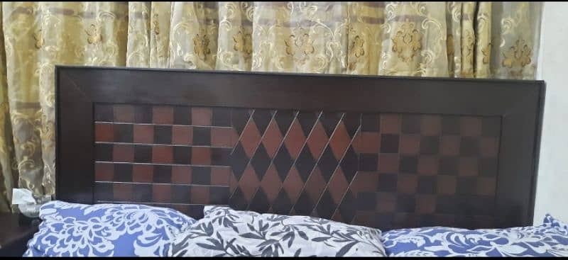 Wooden bed set 2