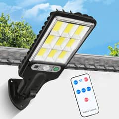 Motion Sensor Solar Street Light Waterproof Security Light with Remote 0