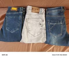 3 Pents Dinem Jeans high quality for sale Lahore.