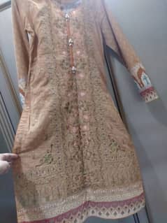 3 pcs lawn embroidered dress in 10/10 condition 0