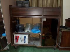 Wooden Computer Trolley in best Condition 0