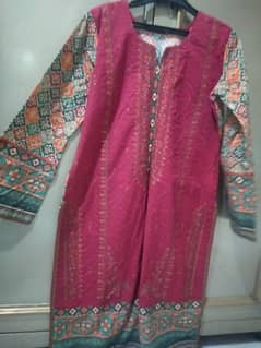 3 piece BS lawn embroidered stitched dress condition 10/10. 0