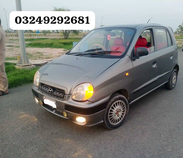 Santro 2004 betr then mehran alto coure Cultus bleno  03249292681 3