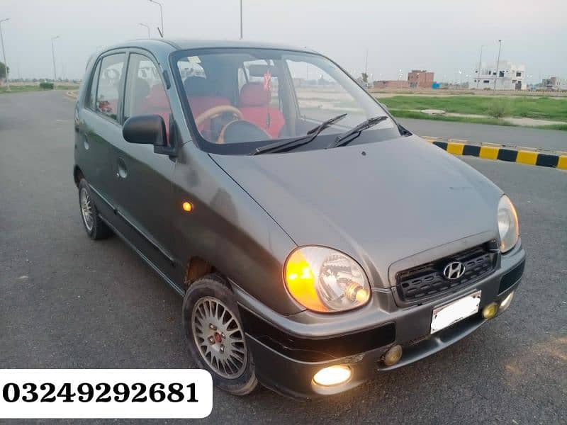 Santro 2004 betr then mehran alto coure Cultus bleno  03249292681 4