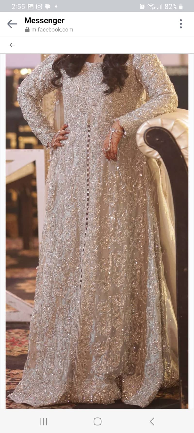 Bridal maxi . It's  a designer  tail maxi from tariq Road boutique 0