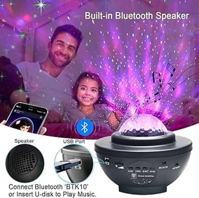 Multifunctional Crystal MagicBall StarProjector NightLight Galaxy Lamp 14