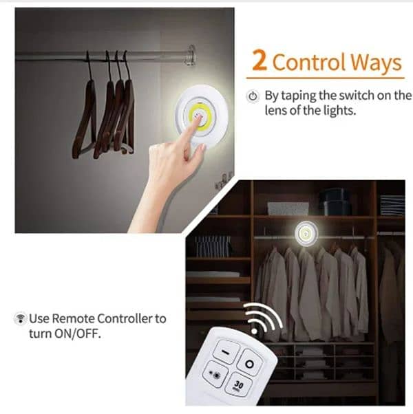 Light cob sper bright uWireless Remote Control light 4