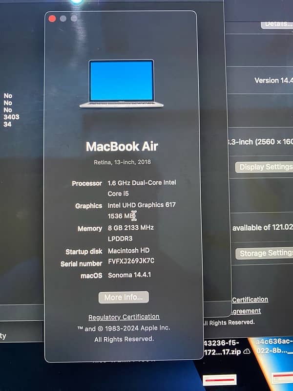 MacBook Air 2018 13-inches 4