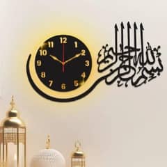 Beautiful Islamic Calligraphy Wall Clocks Available Contact03282202033