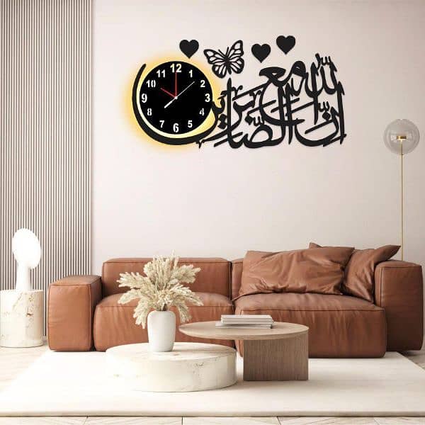 Beautiful Islamic Calligraphy Wall Clocks Available Contact03282202033 1