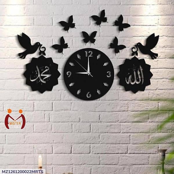 Beautiful Islamic Calligraphy Wall Clocks Available Contact03282202033 4