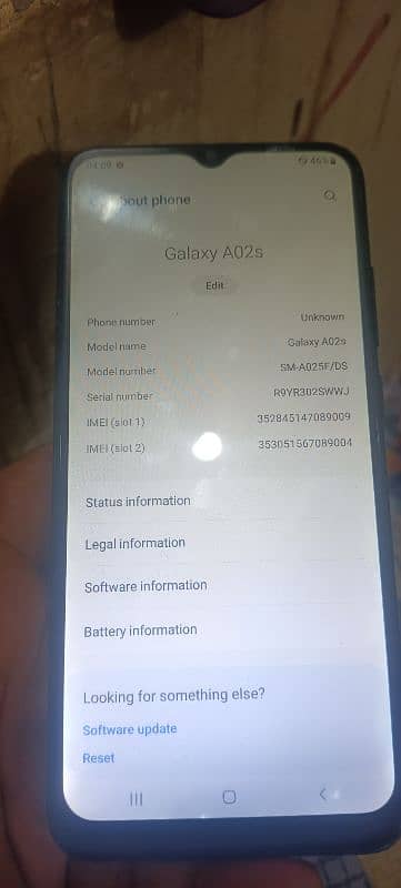 hell0 I'm salling my Samsung Galaxy A02 4 gb ram 64 gb room only mobil 5