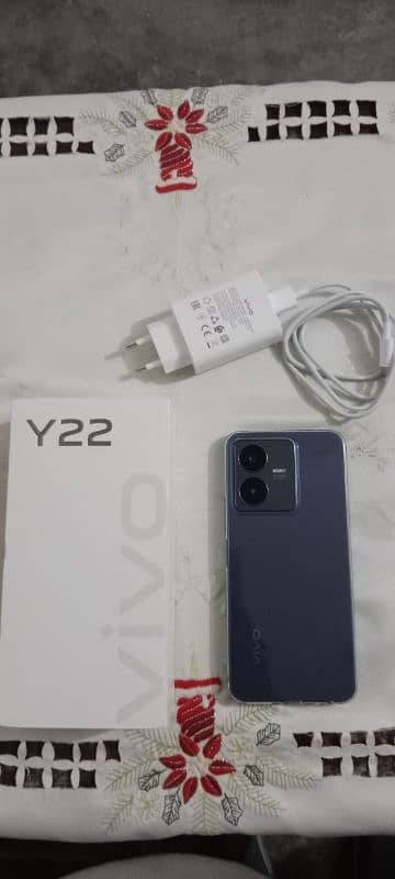 vivo Y22 full warnaty PTA proved with box full acriess 3