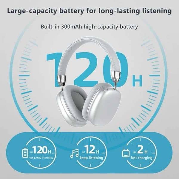 Long-Lasting Fast Charging Headphones Contact 03282202033 3