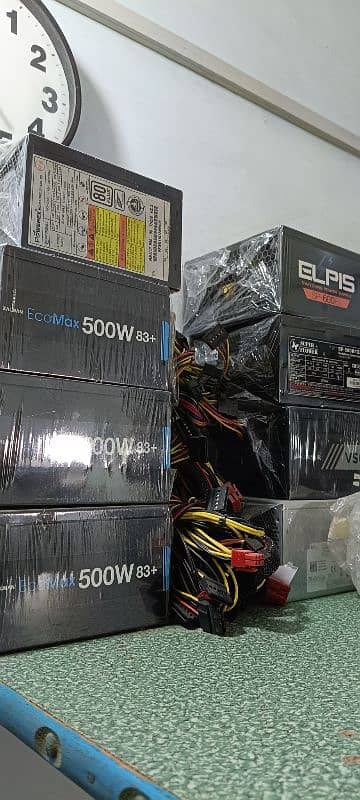 500w to 850w 80plus psu available 8