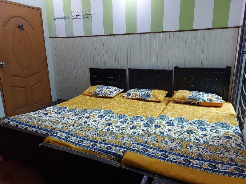 2 seater 3 seater sharing bedrooms in Boys Hostel Separate  rooms 2