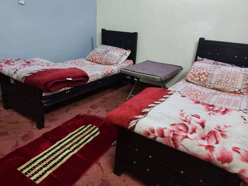 2 seater 3 seater sharing bedrooms in Boys Hostel Separate  rooms 13