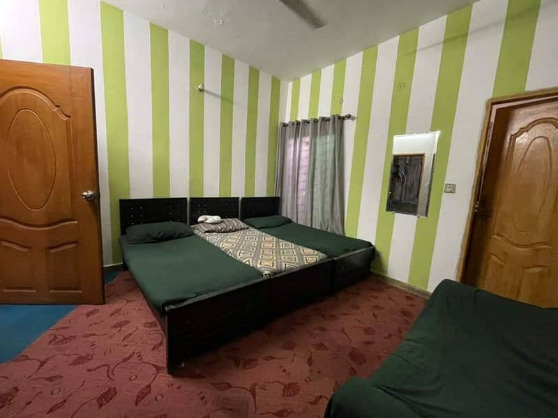 2 seater 3 seater sharing bedrooms in Boys Hostel Separate  rooms 16