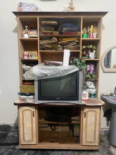 Selling Used TV Trolley with Cupboard - Affordable Price