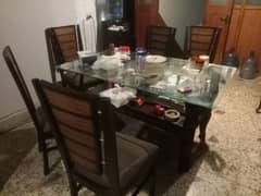 six seater dining table for sale