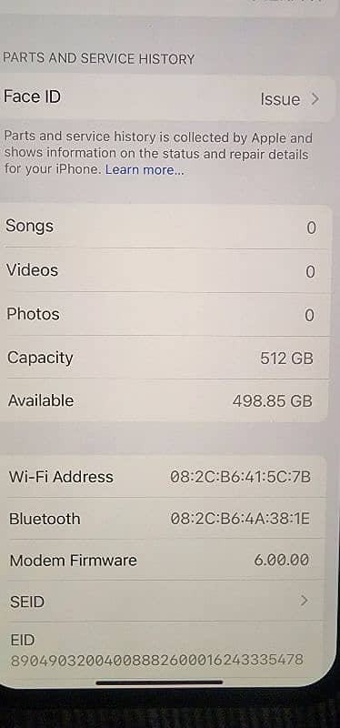 iphone XS 512gb  86 battery health urjant sell 7