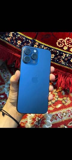 Iphone15 pro max 256gb Titanium Blue color