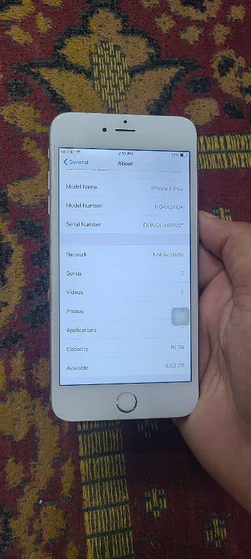 iphone 6plus pta approve 16gb home ok fingerprint not work 2