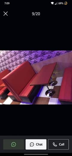 Bulk Stock's Sofa Fast Food High Back Cafe Restaurant Hotel Banquet Ma