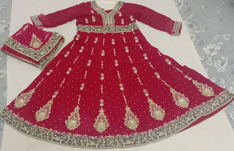 Bridal Lehenga/Bridal wedding Farack  4sale 6