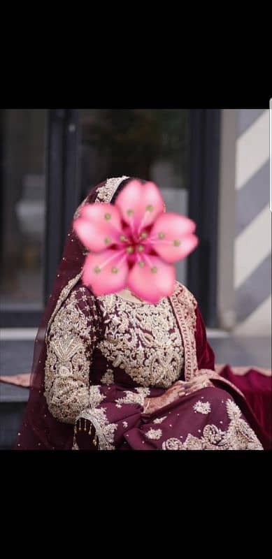 Bridal lehnga with long shirt and dupatta 1