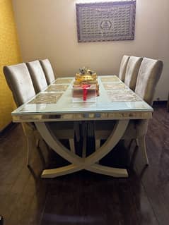 Luxury 6 seater king size dining table 0