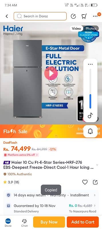 Haier 10 Cu Ft-E-Star 1