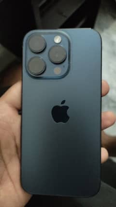 iPhone 15 Pro Blue Titanium