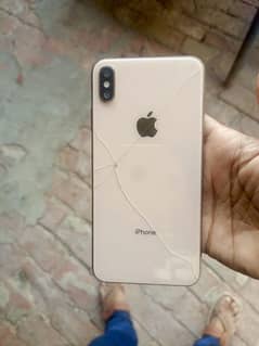 I PHONE XS MAX 64gb sim lock back creak