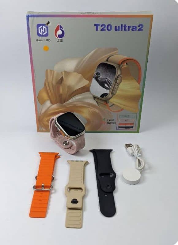 T20 Ultra2 Smartwatch with Multiple Strap Options 1