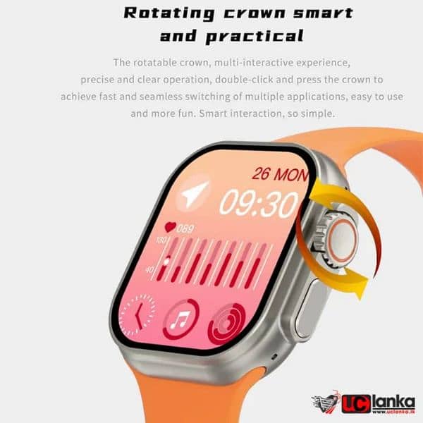 T20 Ultra2 Smartwatch with Multiple Strap Options 4