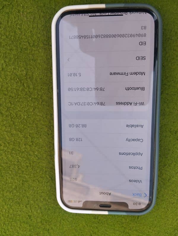 iPhone 12 pro non pta with box esim active 2