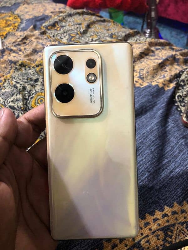 Infinix zero 30 condition 10/10 gold color 16gb 256gb rom. . . 0