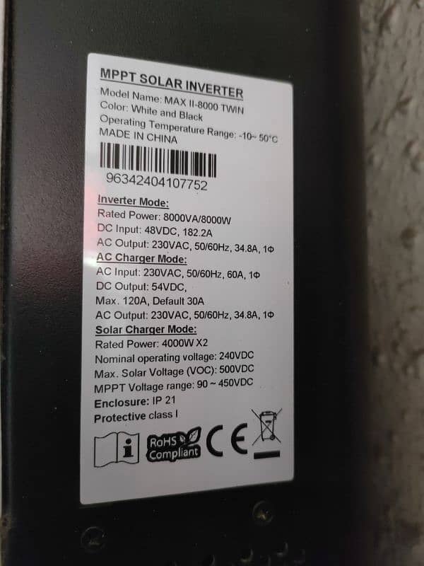 Infinix 8 KVA Hybrid Solar Inverter 1