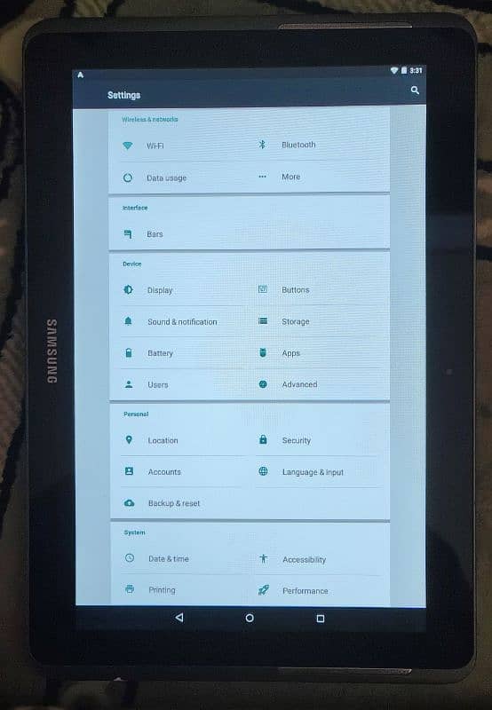 Samsung Galaxy TAB 2 10.1" Display 5