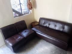 5 seater leather sofa set for urgent sale