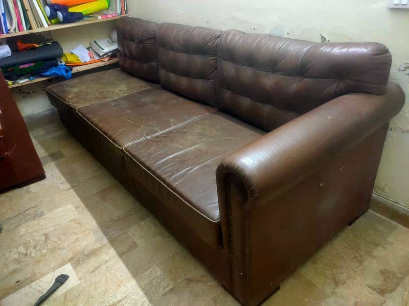 Imported Leather Comfort Sofa L sofa 1