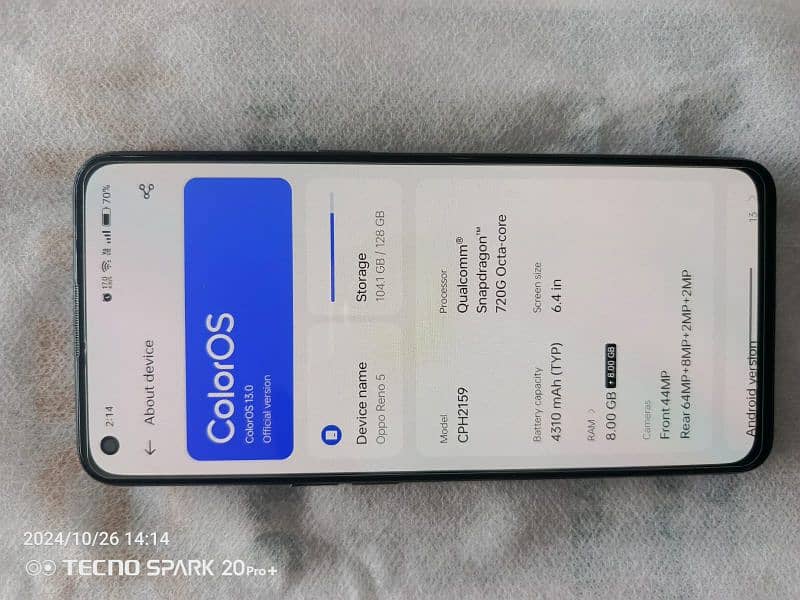 oppo reno 5 official PTA approved 1