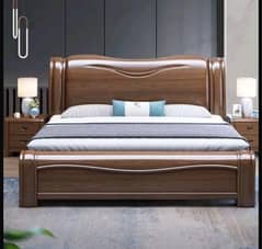 seesham pure wood King size bed set 100% pasnd ay ga (Just call krain)