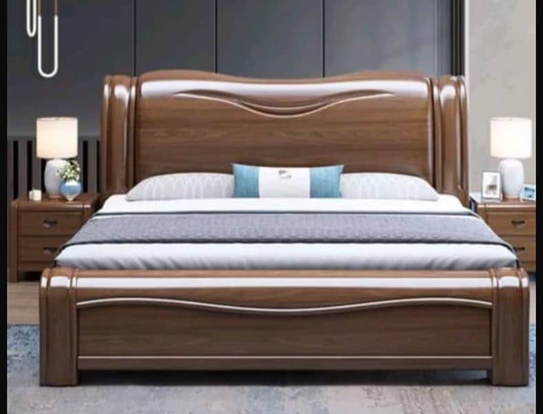 seesham pure wood King size bed set 100% pasnd ay ga (Just call krain) 2